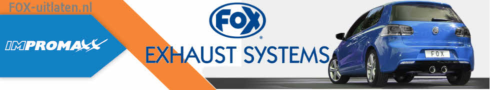 RVS Sportuitlaten van het Duitse merk FOX