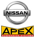 nissan verlagingsveren apex